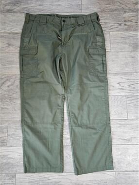 Men's Propper Tactical Pants Size 42 X 30 Green Cargo Utility Zip Fly Pockets